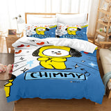 BT21 Bedding Set Duvet Cover Comforter Bed Sheets - EBuycos