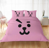 BT21 Bedding Set Duvet Cover Comforter Bed Sheets - EBuycos