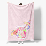 BT21 Flannel Fleece Throw Cosplay Blanket Halloween Comforter Sets - EBuycos