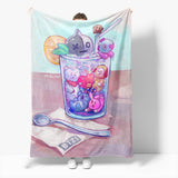 BT21 Flannel Fleece Throw Cosplay Blanket Halloween Comforter Sets - EBuycos