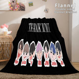 BTS Butter Cosplay Flannel Blanket Throw Comforter Bedding Sets - EBuycos