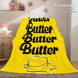 BTS Butter Cosplay Flannel Blanket Throw Comforter Bedding Sets - EBuycos