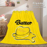 BTS Butter Cosplay Flannel Blanket Throw Comforter Bedding Sets - EBuycos