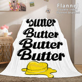 BTS Butter Cosplay Flannel Blanket Throw Comforter Bedding Sets - EBuycos