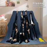 BTS Butter Cosplay Flannel Blanket Throw Comforter Bedding Sets - EBuycos