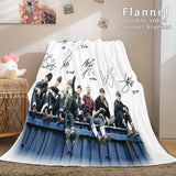 BTS Butter Bangtan Boys Cosplay Flannel Blanket Comforter Bedding Sets - EBuycos