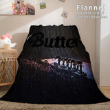 BTS Butter Bangtan Boys Cosplay Flannel Blanket Comforter Bedding Sets - EBuycos