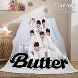 BTS Butter Bangtan Boys Cosplay Flannel Blanket