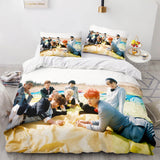 BTS Butter Cosplay Bedding Set Full Duvet Covers Bed Sheets - EBuycos