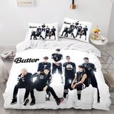 BTS Butter Cosplay Bedding Set Full Duvet Covers Bed Sheets - EBuycos