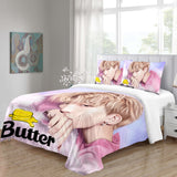 BTS Butter Cosplay Bedding Sets Duvet Covers Comforter Bed Sheets - EBuycos