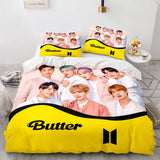 BTS Butter Cosplay Bedding Sets Duvet Covers Comforter Bed Sheets - EBuycos