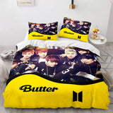 BTS Butter Cosplay Bedding Sets Duvet Covers Comforter Bed Sheets - EBuycos