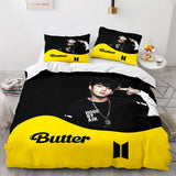 BTS Butter Cosplay Bedding Sets Duvet Covers Comforter Bed Sheets - EBuycos