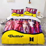 BTS Butter Cosplay Bedding Sets Duvet Covers Comforter Bed Sheets - EBuycos