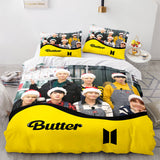 BTS Butter Cosplay Bedding Sets Duvet Covers Comforter Bed Sheets - EBuycos