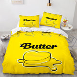 BTS Butter Cosplay Bedding Sets Soft Duvet Covers Comforter Bed Sheets - EBuycos