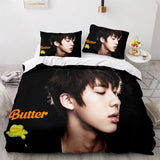 BTS Butter Cosplay Soft Bedding Set Full Duvet Covers Bed Sheets - EBuycos