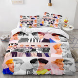 BTS Butter Cosplay Soft Bedding Set Full Duvet Covers Bed Sheets - EBuycos