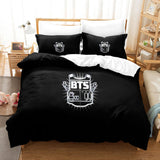 BTS Cosplay 3 Piece Bedding Sets Duvet Covers Bed Sheets - EBuycos