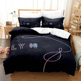 BTS Cosplay 3 Piece Bedding Sets Duvet Covers Bed Sheets - EBuycos