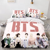 BTS Cosplay 3 Piece Bedding Sets Duvet Covers Bed Sheets - EBuycos
