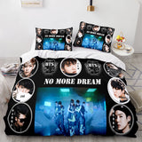 BTS Team Cosplay 3 Piece Bedding Set Duvet Covers Comforter Bed Sheets - EBuycos