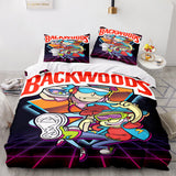 Backwoods Rick and Morty Cosplay 3 Piece Bedding Duvet Cover Sets - EBuycos