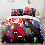 Backwoods Rick and Morty Cosplay 3 Piece Bedding Duvet Cover Sets - EBuycos