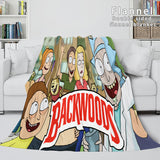Backwoods Rink Super Soft Flannel Blanket Fleece Throw Blanket Sets - EBuycos