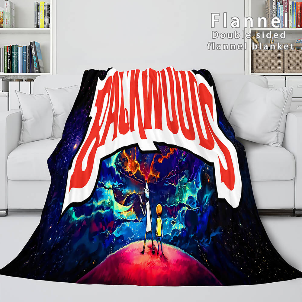 Backwoods Rink Super Soft Flannel Blanket Fleece Throw Blanket Sets - EBuycos