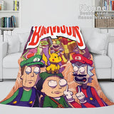 Backwoods Rink Super Soft Flannel Fleece Blanket - EBuycos