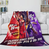 Basketball Team Cosplay Blanket Flannel Fleece Throw Comforter Set - EBuycos