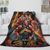 Basketball Team Flannel Fleece Throw Cosplay Blanket Halloween Comforter Set - EBuycos