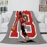 Basketball Team Flannel Fleece Throw Cosplay Blanket Halloween Comforter Set - EBuycos