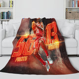 Basketball Team Flannel Fleece Throw Cosplay Blanket Halloween Comforter Set - EBuycos