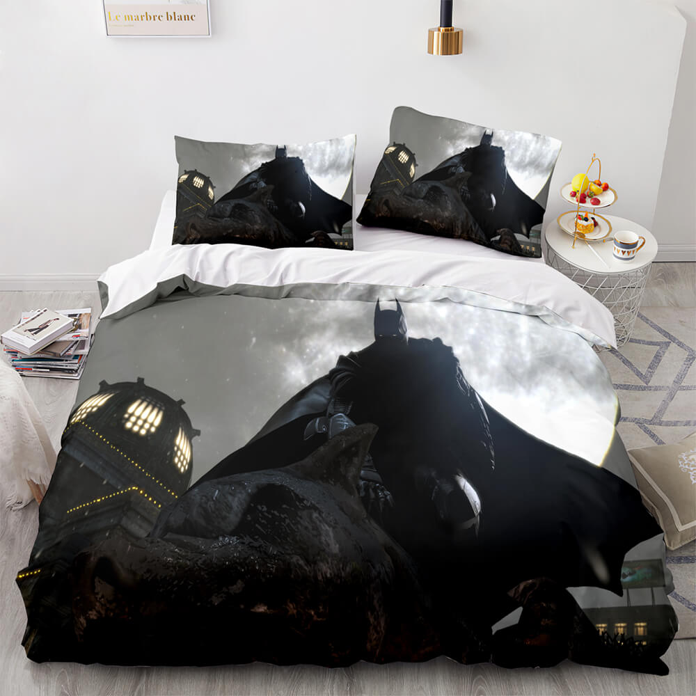 Batman Cosplay Full Bedding Set Duvet Cover Comforter Bed Sheets - EBuycos