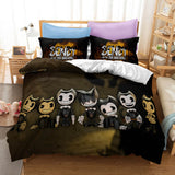 Bendy And The Ink Machine Bedding Set Quilt Duvet Cover Bed Sheets Sets - EBuycos