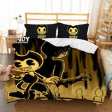 Bendy And The Ink Machine Bedding Set Quilt Duvet Cover Bed Sheets Sets - EBuycos