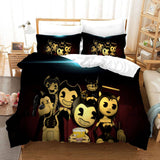 Bendy And The Ink Machine Bedding Set Quilt Duvet Cover Bed Sheets Sets - EBuycos