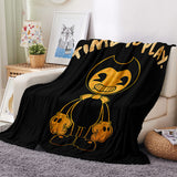 Bendy And The Ink Machine Blanket Flannel Throw Room Decoration