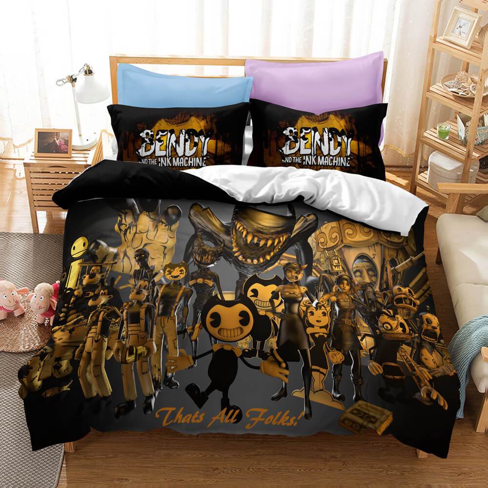 Bendy And The Ink Machine Bedding Set Duvet Covers - EBuycos