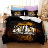 Bendy And The Ink Machine Kids Bedding Set Quilt Duvet Cover Bed Sheets - EBuycos