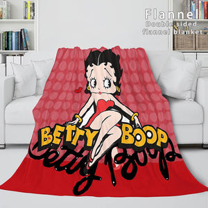 Betty Boop Flannel Fleece Blanket - EBuycos