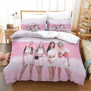Blackpink Bedding Sets Pattern Quilt Cover Without Filler