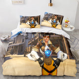 Blackwatch Mercy Overwatch Cosplay Bedding Set Duvet Covers Bed Sheets - EBuycos