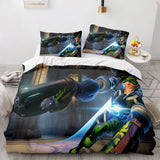 Blackwatch Mercy Overwatch Cosplay Bedding Set Duvet Covers Bed Sheets - EBuycos
