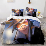 Blackwatch Mercy Overwatch Cosplay Bedding Set Duvet Covers Bed Sheets - EBuycos