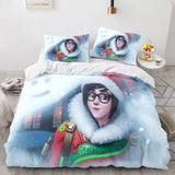 Blackwatch Mercy Overwatch Cosplay Bedding Set Duvet Covers Bed Sheets - EBuycos