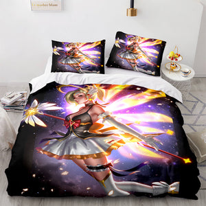 Blackwatch Mercy Overwatch Cosplay Bedding Set Duvet Covers Bed Sheets - EBuycos